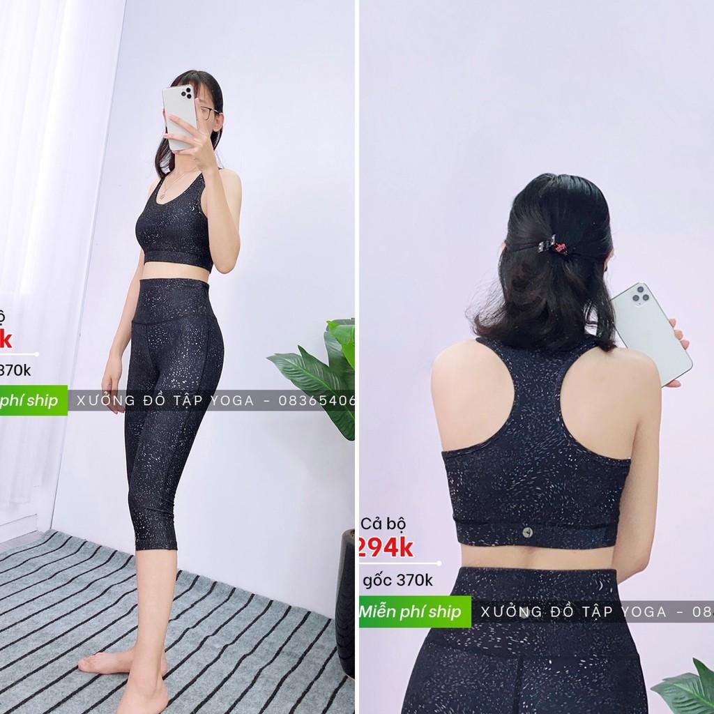 Ảnh thật 100% SALE SIÊU RẺ SET ĐỒ LỬNG TẬP Yoga, Gym, Aerobic - Bộ thể thao nữ lưng 3 lỗ LẺ SIZE S