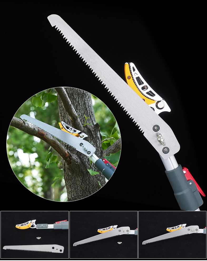 Kéo Cắt tỉa Cành Hái Trái Trên Cao 3m 3 đoạn Đài Loan cực chắc chắn