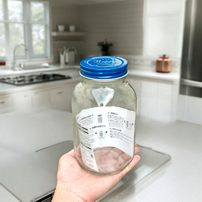 Chai thủy tinh có nắp Echo Glass Bottle 1.0L