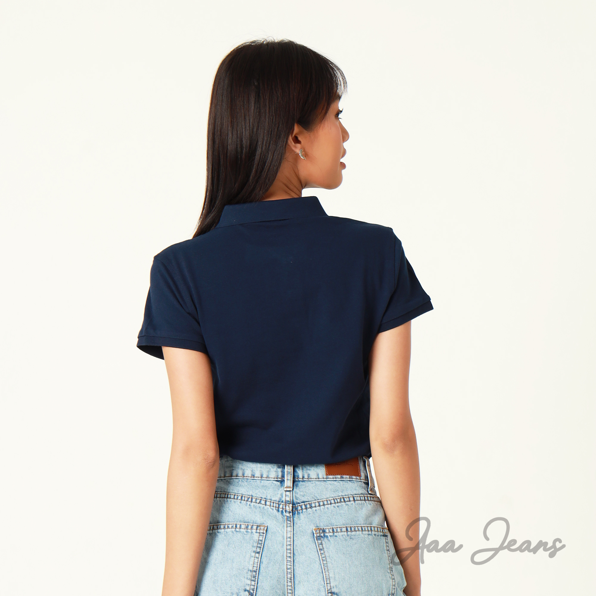 Áo Thun Nữ Polo Relax Fit Premium Cotton Aaa Jeans