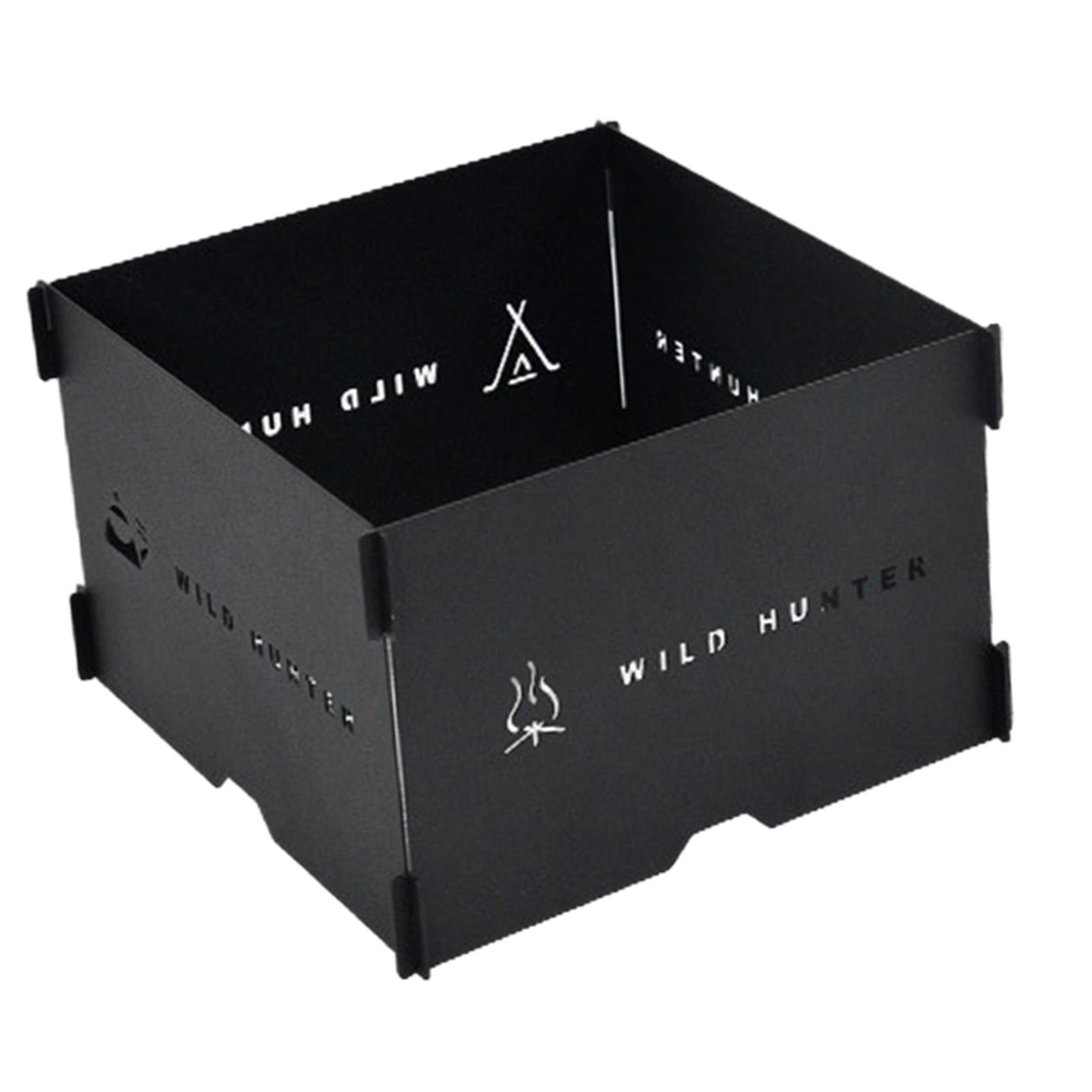 Camping Furnace Windscreen Gas Cassette Windshield with Carrying Bag Rack Multifunctional Cooker Wind Screen for BBQ Backpacking