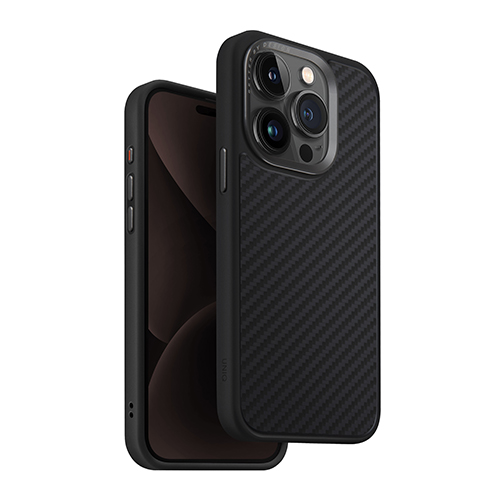 Ốp lưng dành cho iPhone 15 Pro Max UNIQ Hybrid Magclick Charging Kave - hàng chính hãng