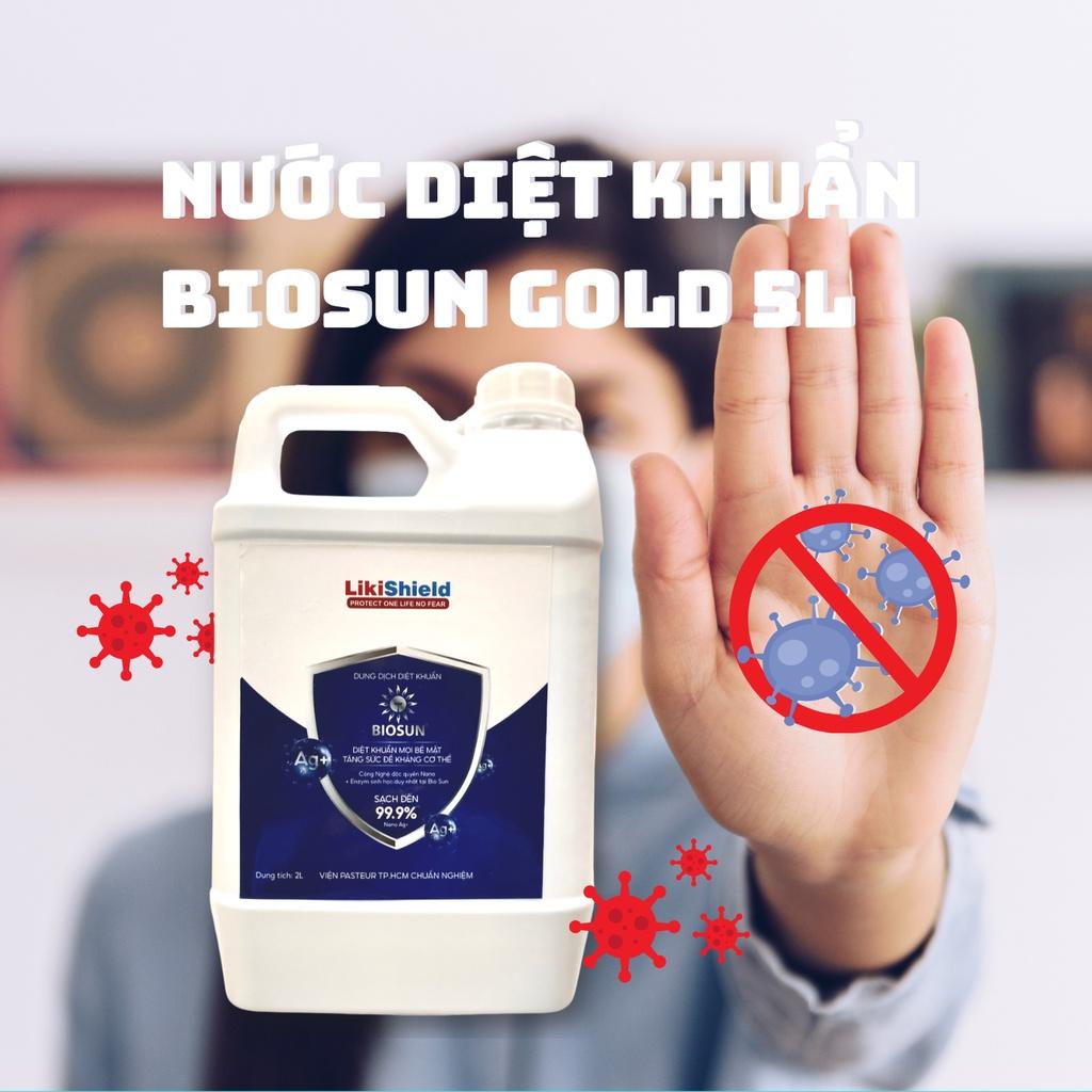 Dung dịch sát khuẩn Nano Bạc LikiShield Biosun 2 lít