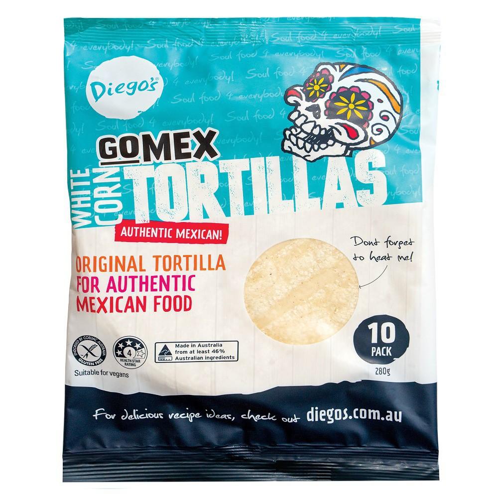Bánh tráng Tortilla Mexico Bắp túi 280g 10 bánh - Mexico Corn Tortillas