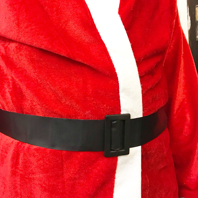 Bộ quần áo ông già noel vải nhung