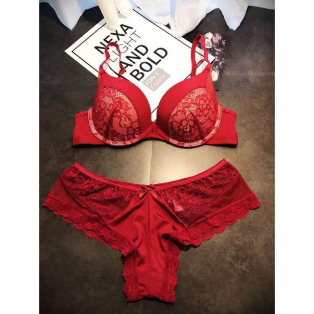 ️Có Quà Tặng️ Bộ Pinkdear Mút Dày Dây Chéo Sexy Hàng Shop Xịn