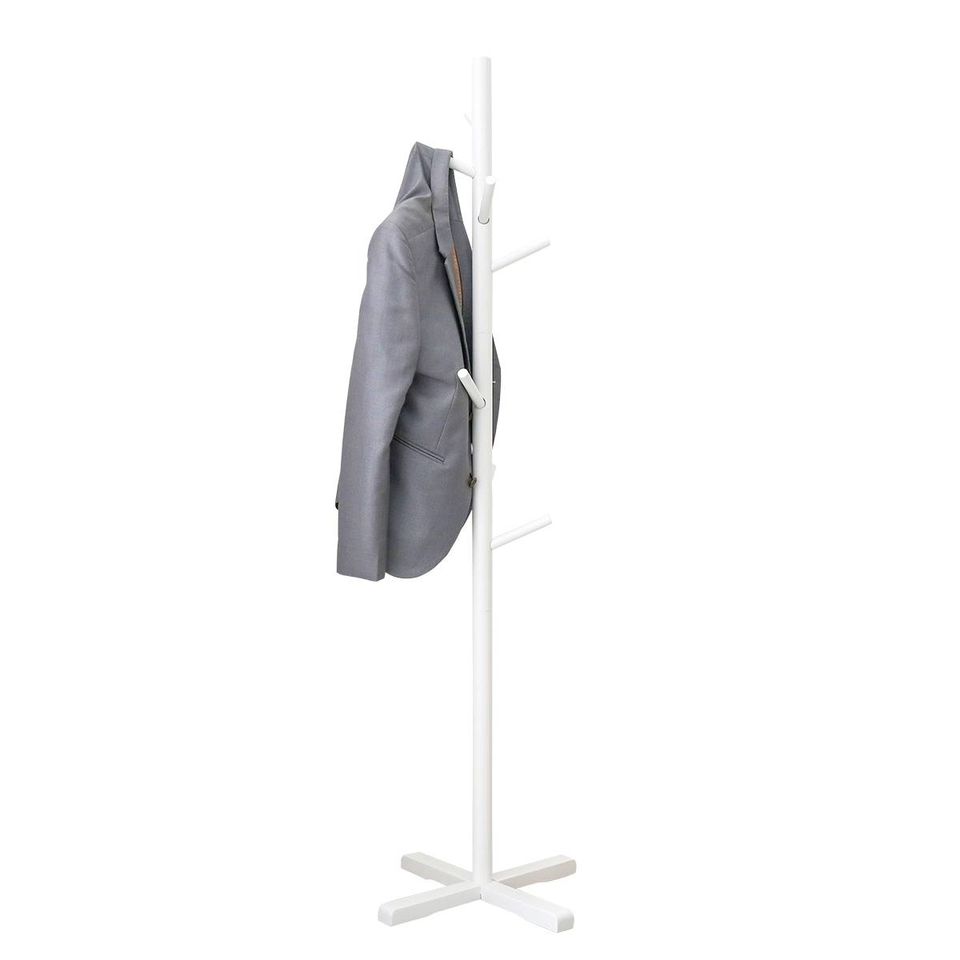 Cây treo quần áo gỗ - Standing Hanger Màu trắng