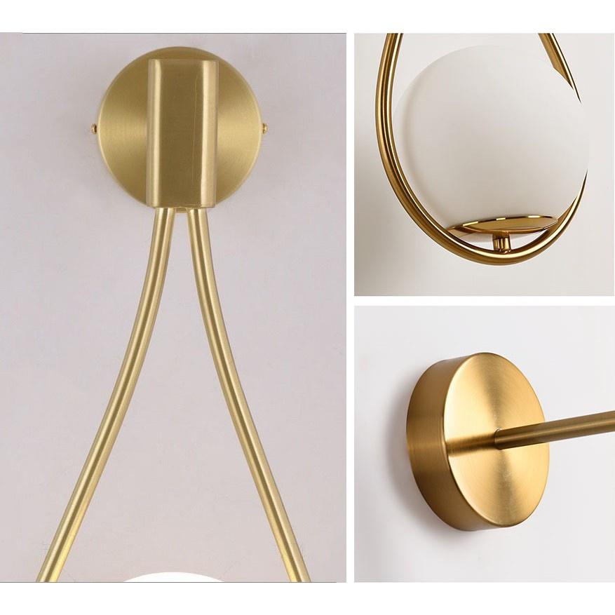 Đèn tường cao cấp MATA  hình giọt nước kèm bóng LED trang trí cầu thang, phòng ngủ