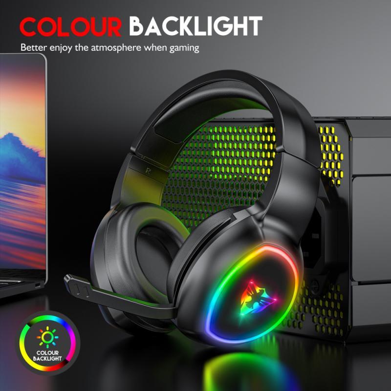 Trò Chơi Tai Nghe Tai Nghe Chơi Game Loại Bỏ Tiếng Ồn Trên Đầu Tai Nghe Chụp Tai Casque Máy Tính Laptop Micro Có Dây Tai Nghe Cho PS4 Máy Tính