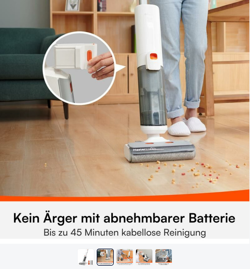 Máy hút bụi khô ướt không dây Ultenic AC1 Made in Germany