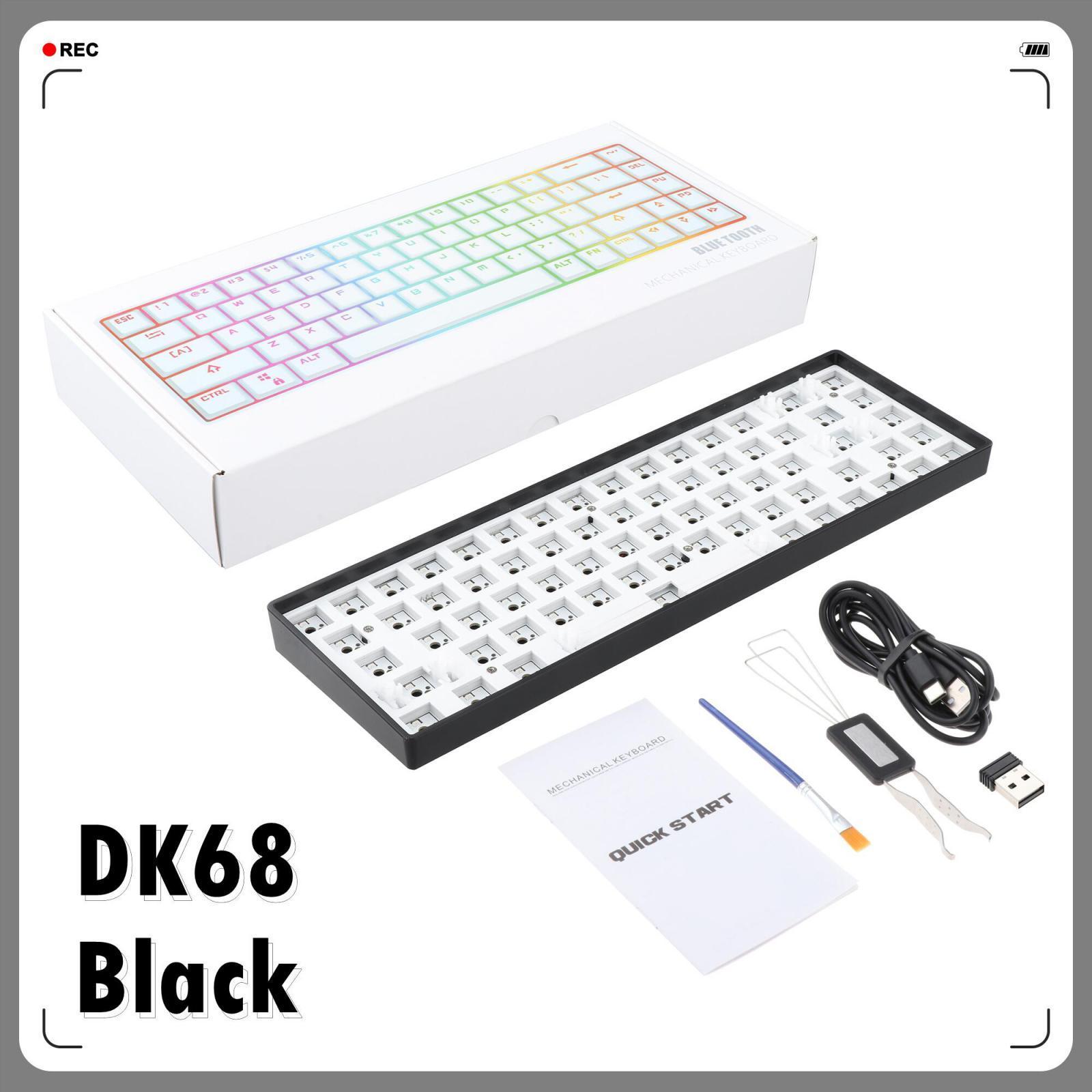 61/68 Keys Mechanical Keyboard DIY Kit for Switches for 60% / 65% Keyboard Hot-Swappable PCB Mounting Plate DIY /5Pin