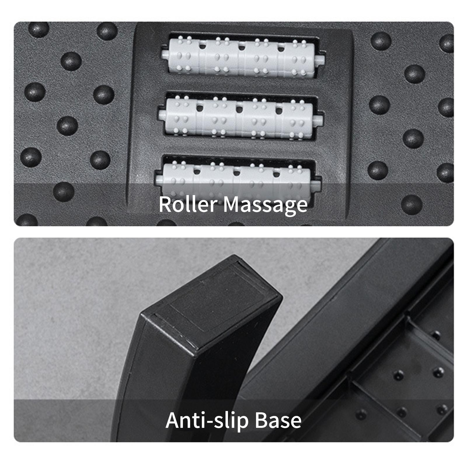 Adjustable Foot Rest with Massage Surface Ergonomic Foot Stool Under Desk Footrests for Home Work Office School