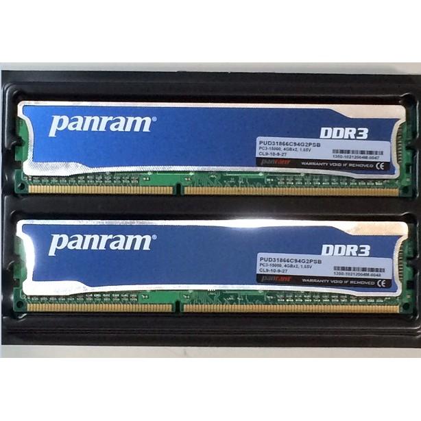 PANRAM DDR3 4GB 1600 tản nhiệt nhôm xanh chuyên game