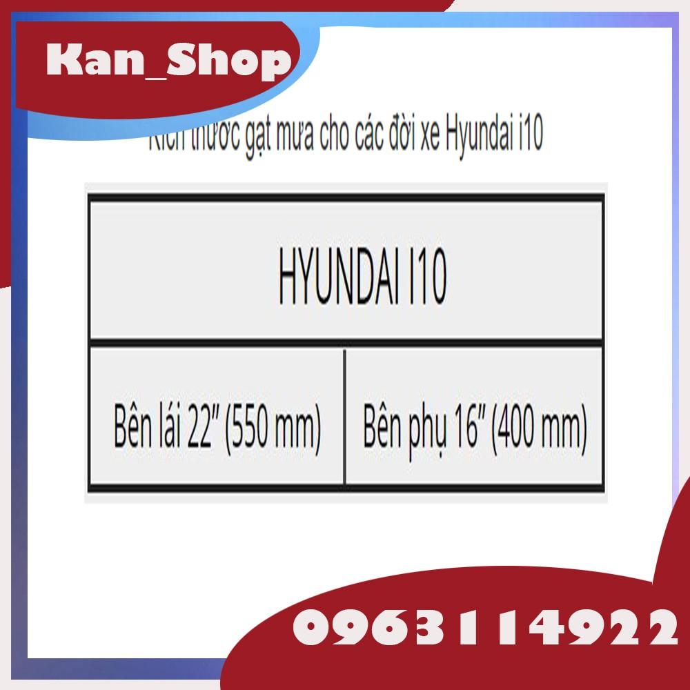 Gạt Mưa Silicone Cho Xe HYUNDAI: I10, I20, I30, SANTAFE, SONATA, TUCSON