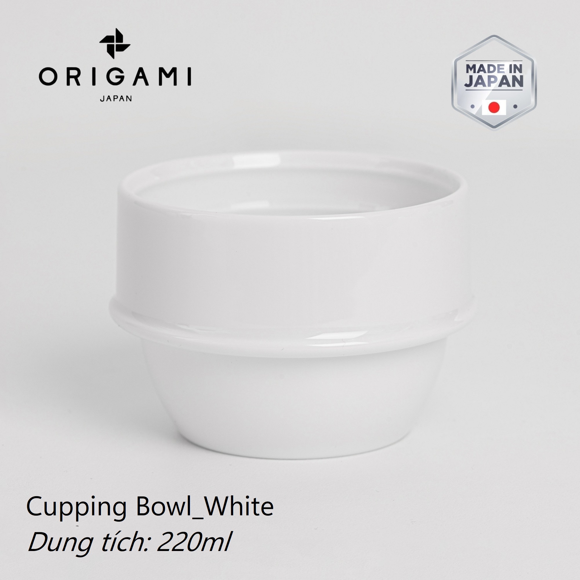 Chén thử nếm cà phê Origami Cupping Bowl 200ml