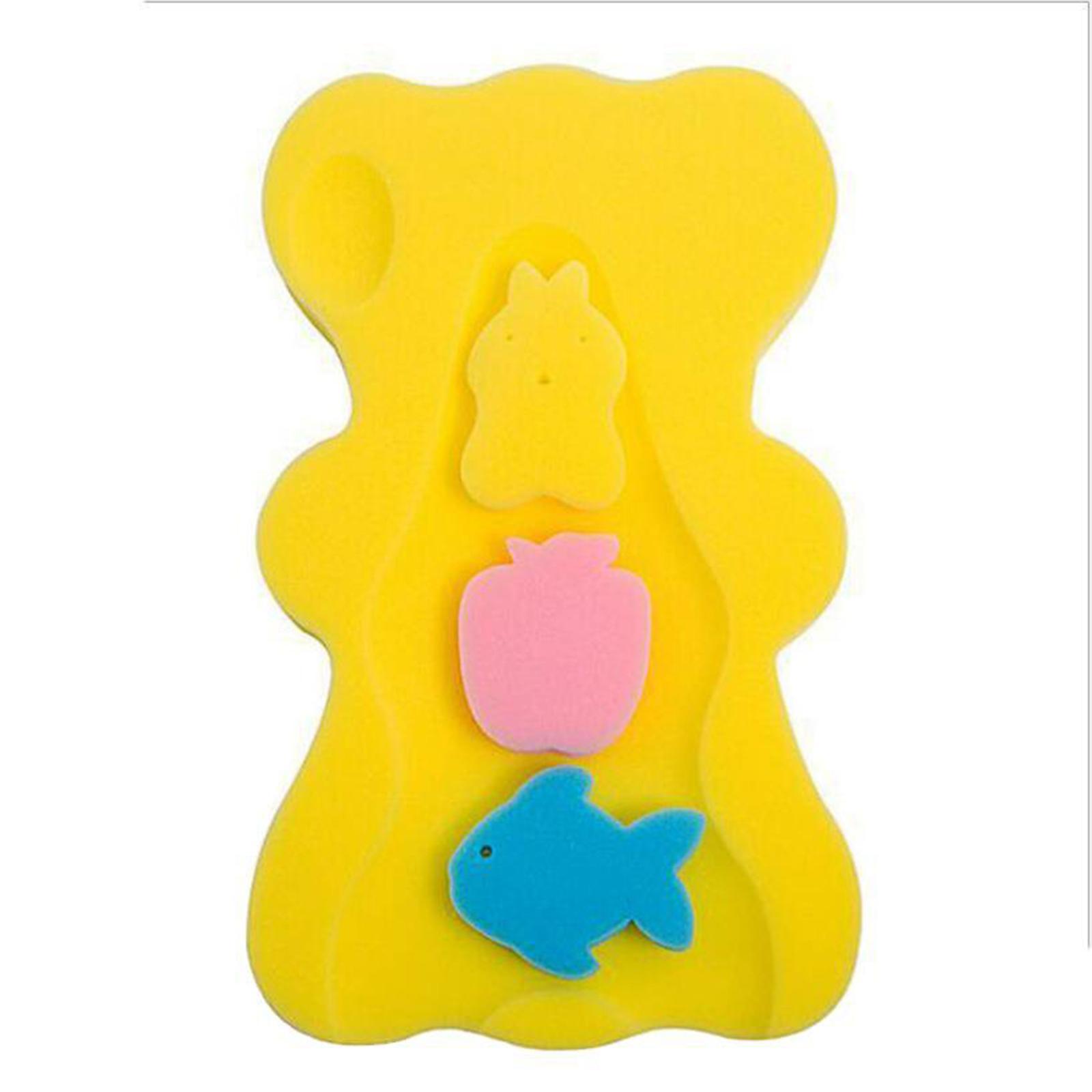 Infant Bath Sponge Skid Proof Comfy Infant Mat for Toddlers Bathroom Summer Children