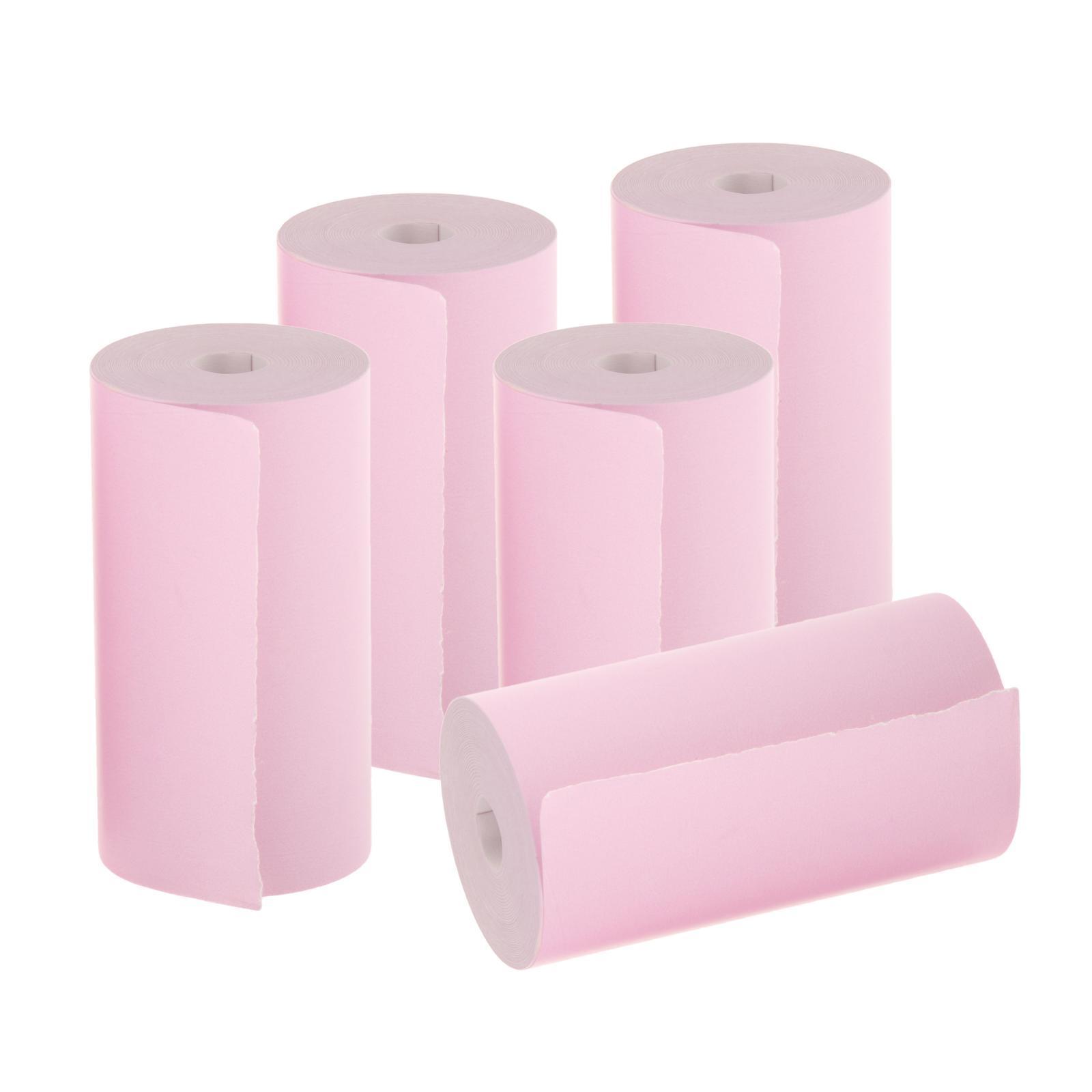 5x Thermal Paper Receipt Rolls Portable Porket Mini Thermal Printer Bluetooth