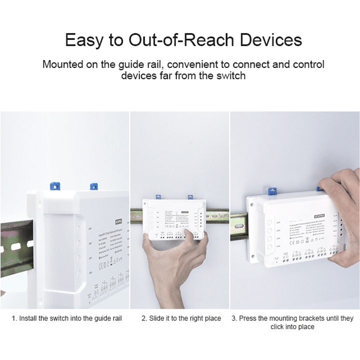 Công tắc điều khiển từ xa  4CH R3 bằng điện thoại thông minh qua sóng wifi