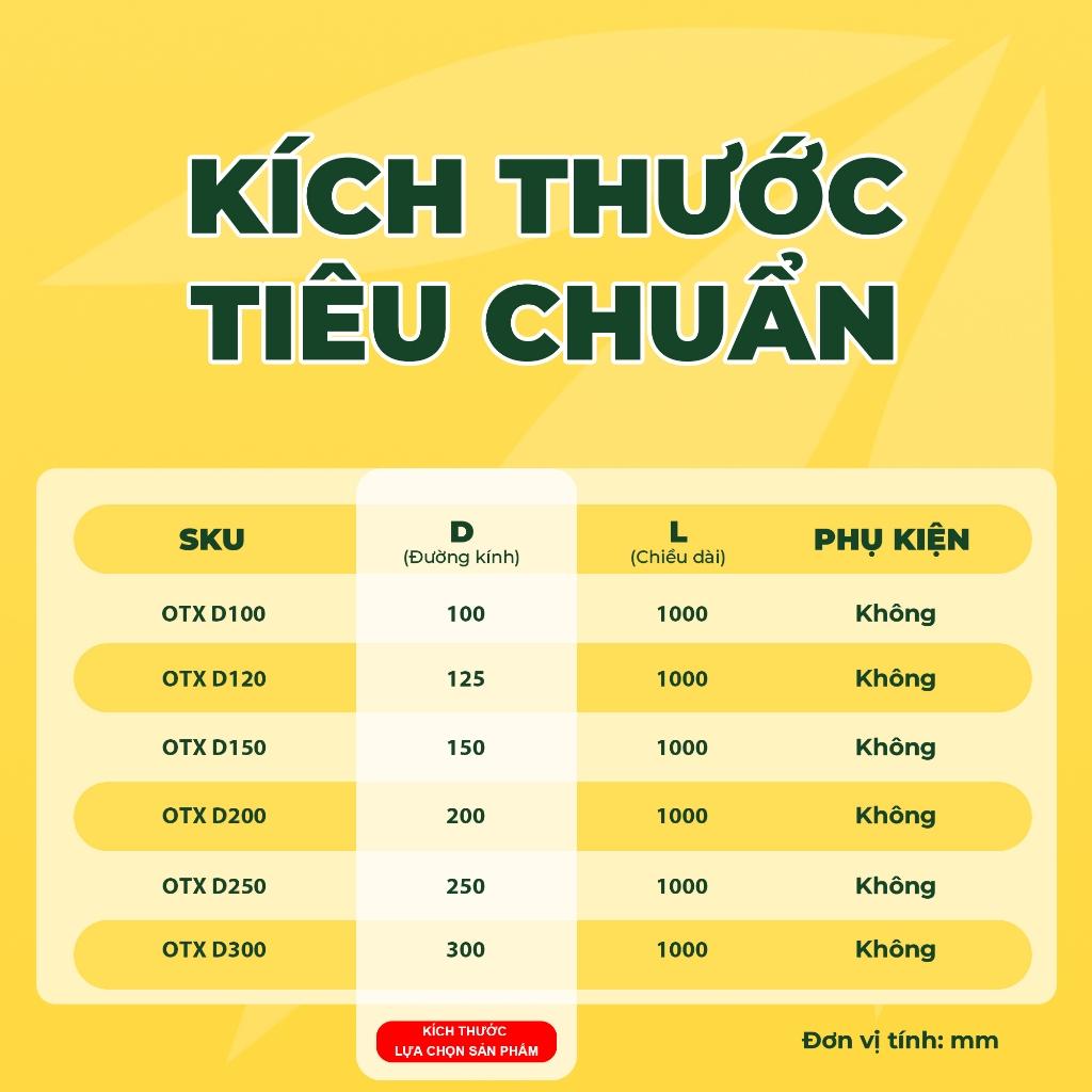 ASIA GREEN - Ống Gió Tròn Xoắn, Lưu Thông Không Khí, Tôn/inox Mạ Kẽm, Độ Dày 0.58mm (Giá bao gồm VAT)