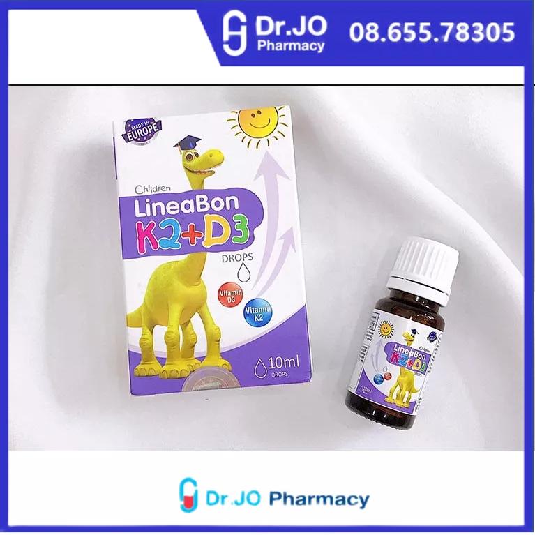 Hỗ trợ phát triển chiều cao cho bé LineaBon K2 + D3 chai 10ml