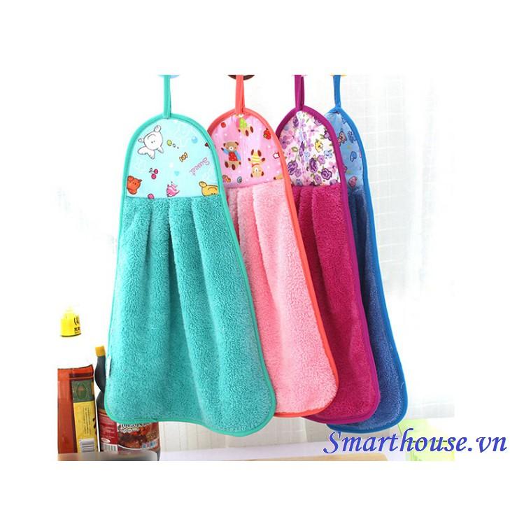 Khăn Lau Tay Nhà Bếp Treo Tường Loại To Dày - Mềm Mại, Siêu Thấm Nước