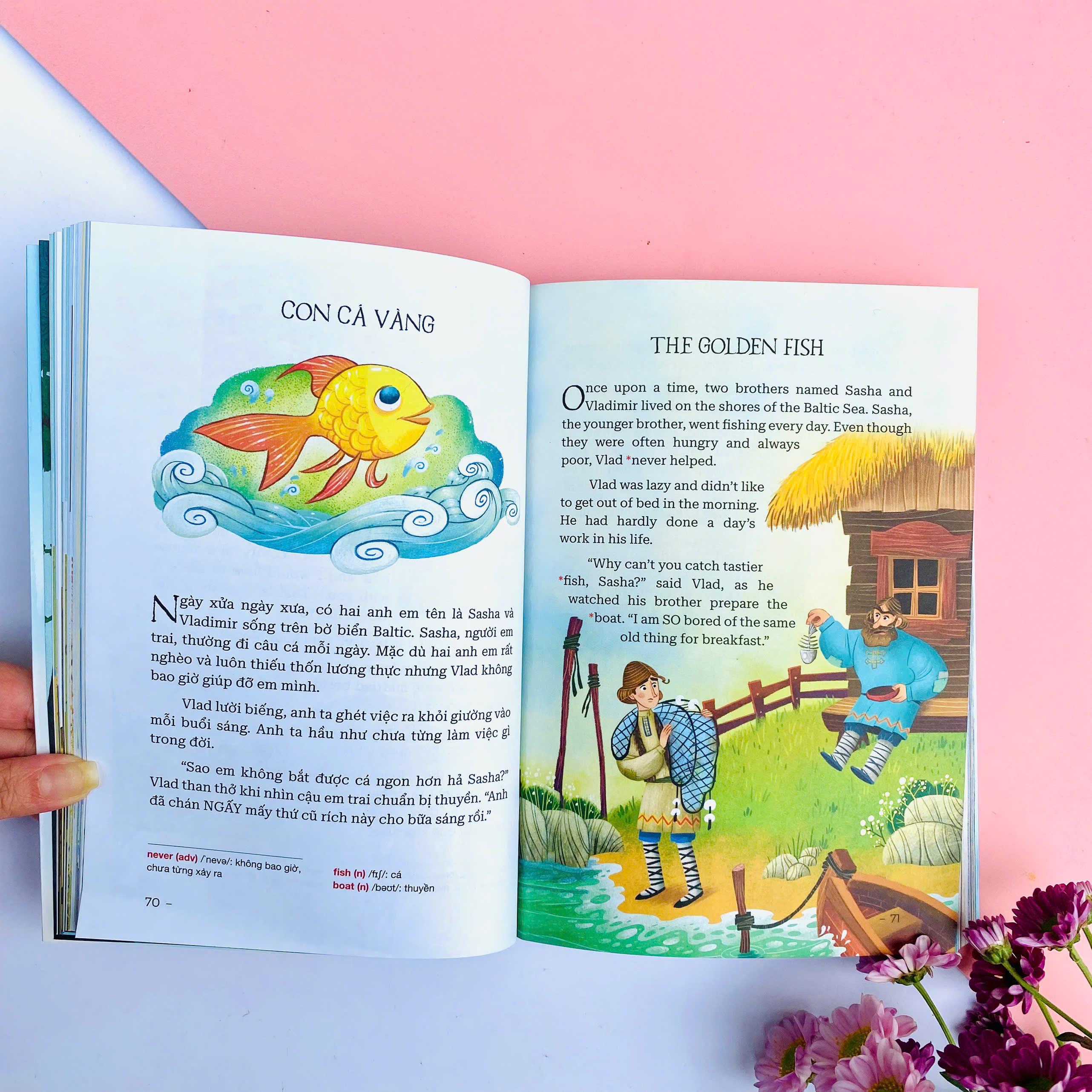 Sách - 10 Ten-Minutes Bedtime Stories - 10 Phút Đọc Truyện Trước Giờ Đi Ngủ - Animal Stories - Truyện Loài Vật - Song Ngữ Việt-Anh