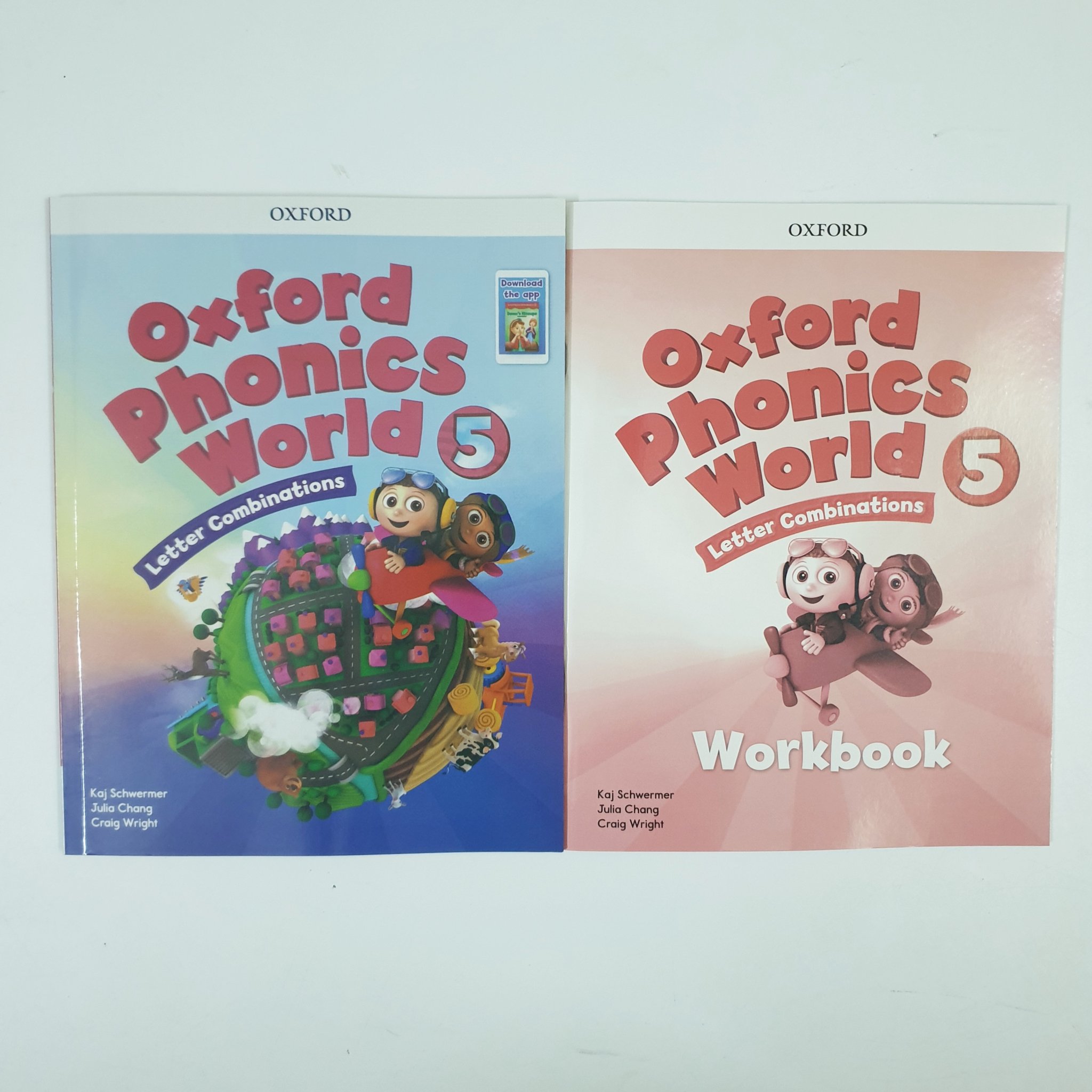 Oxford phonics world 10q, bộ nhập màu, kèm file audio và video