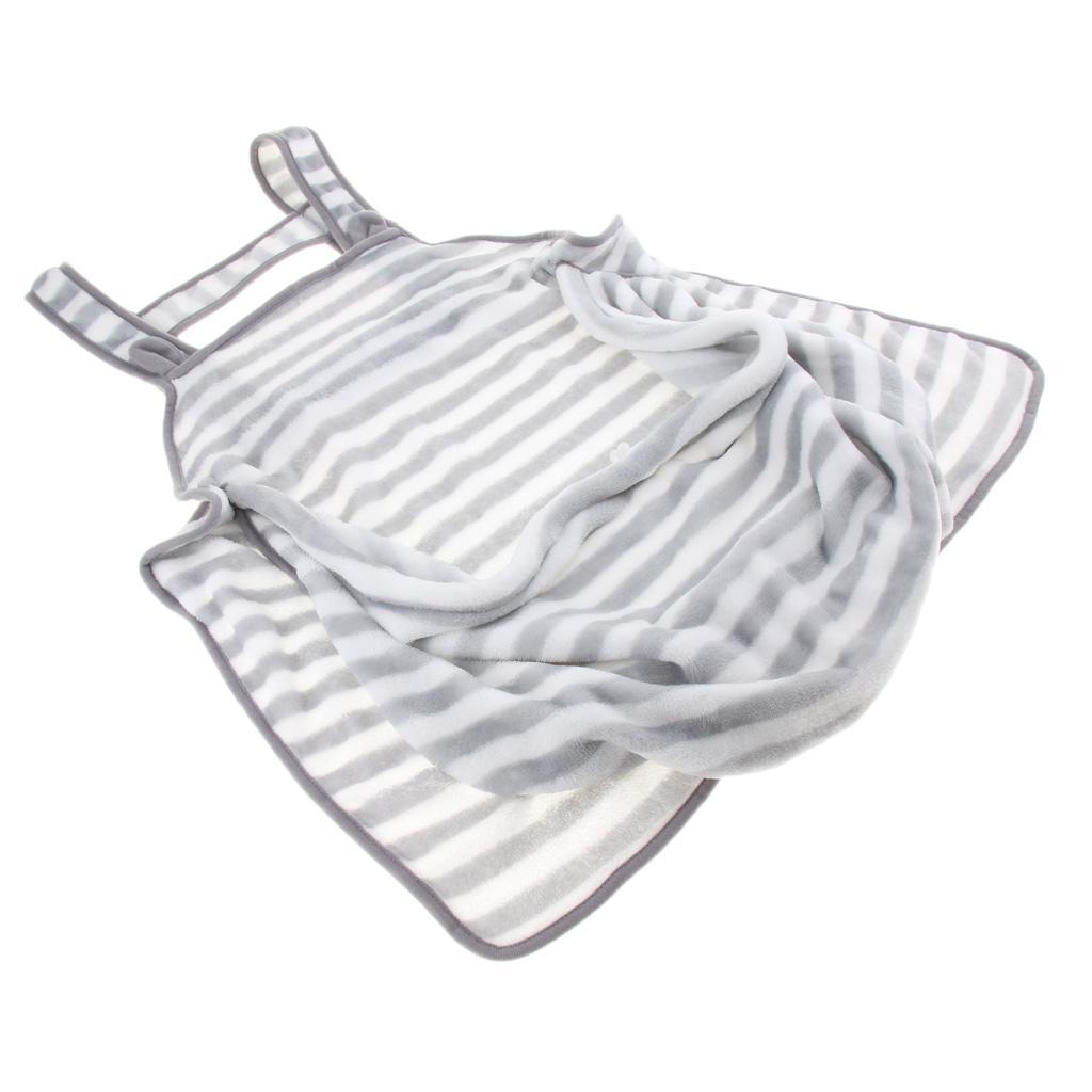 Coral Fleece Apron Pad with Pocket for Holding Pet Cat Rabbit