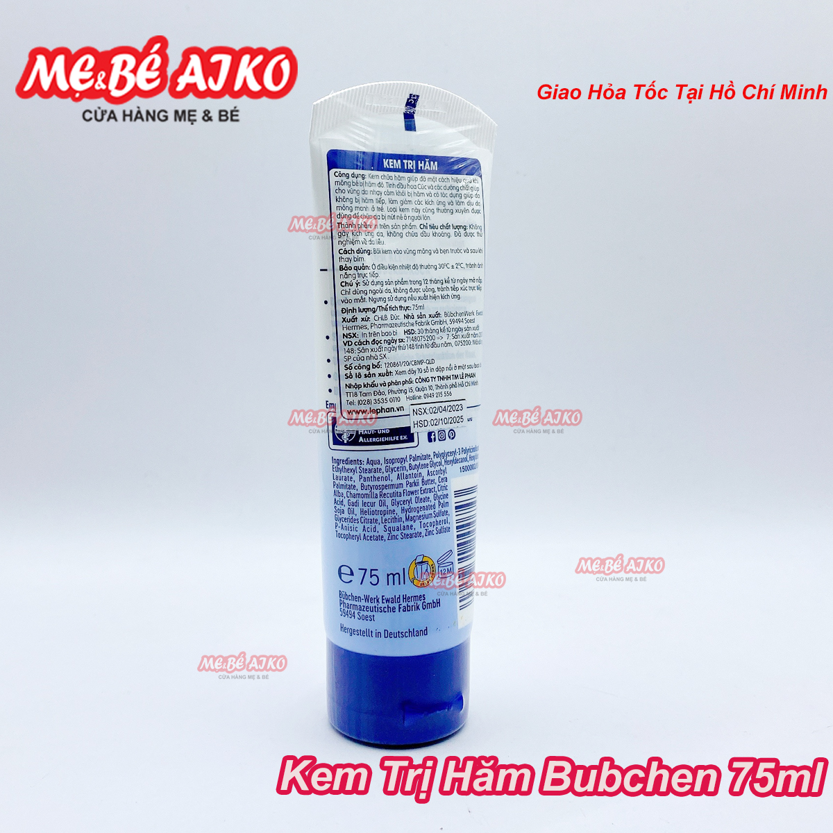 Kem Đặc Biệt Trị Hăm Bubchen -N