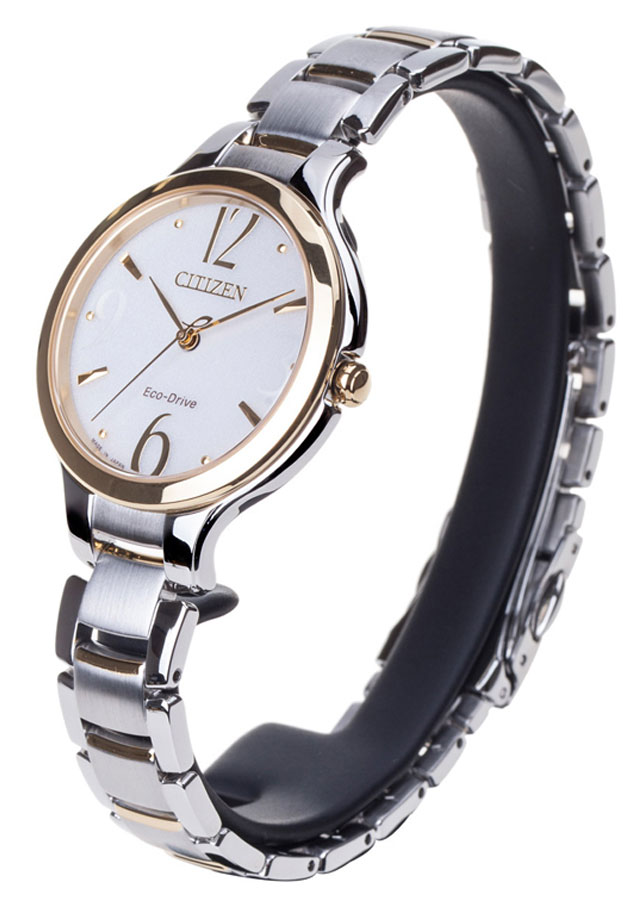 Đồng Hồ Nữ Citizen Dây Thép Không Gỉ EP5994-59A - Mặt Trắng