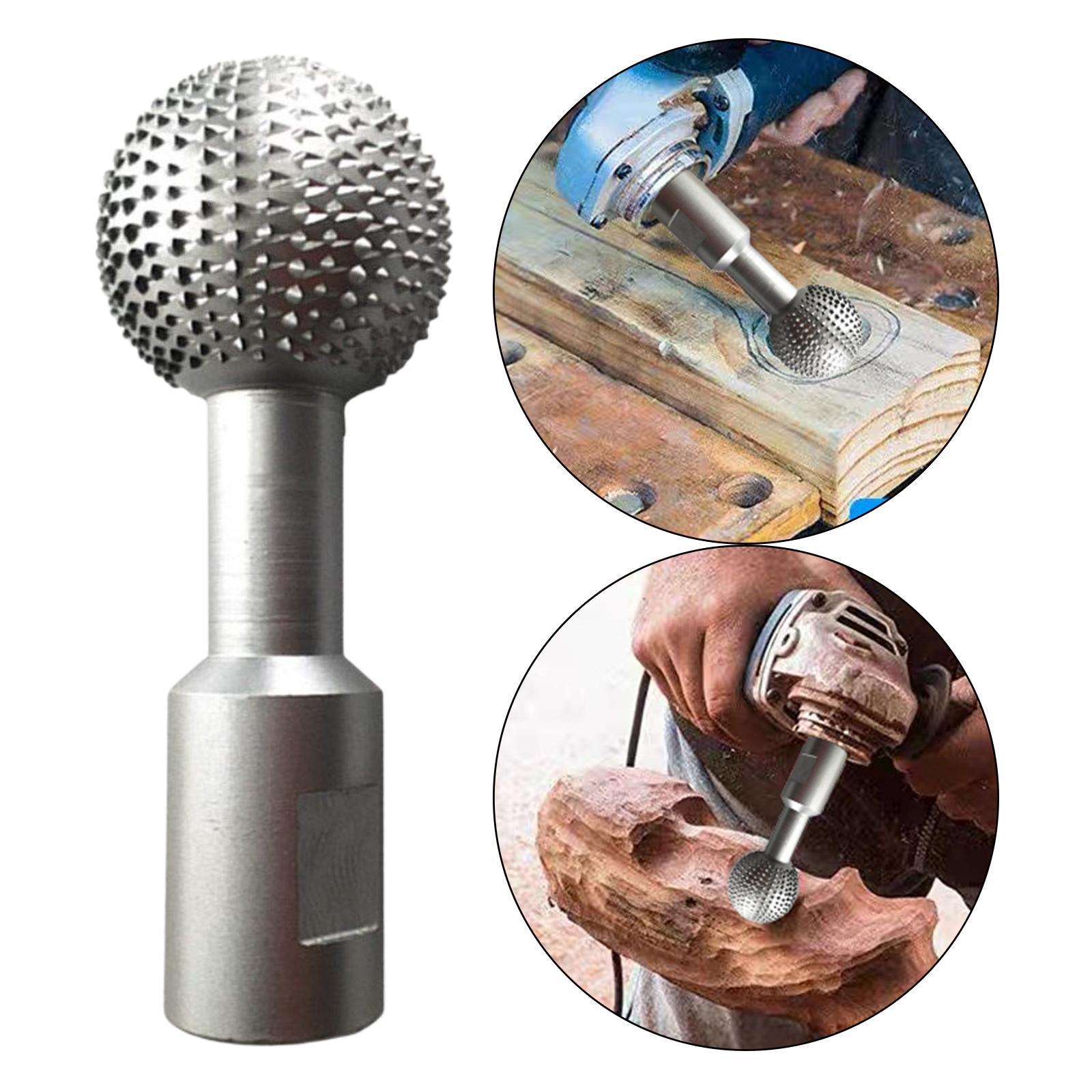 Sphere Rotary Burr Polishing Engraving Woodworking Attachment for Woodwork
