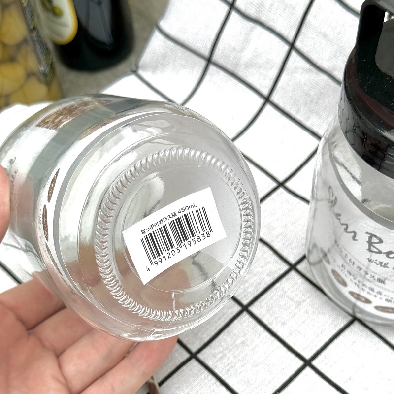 Hũ thủy tinh có quai xách Echo Glass Bottle 200ml