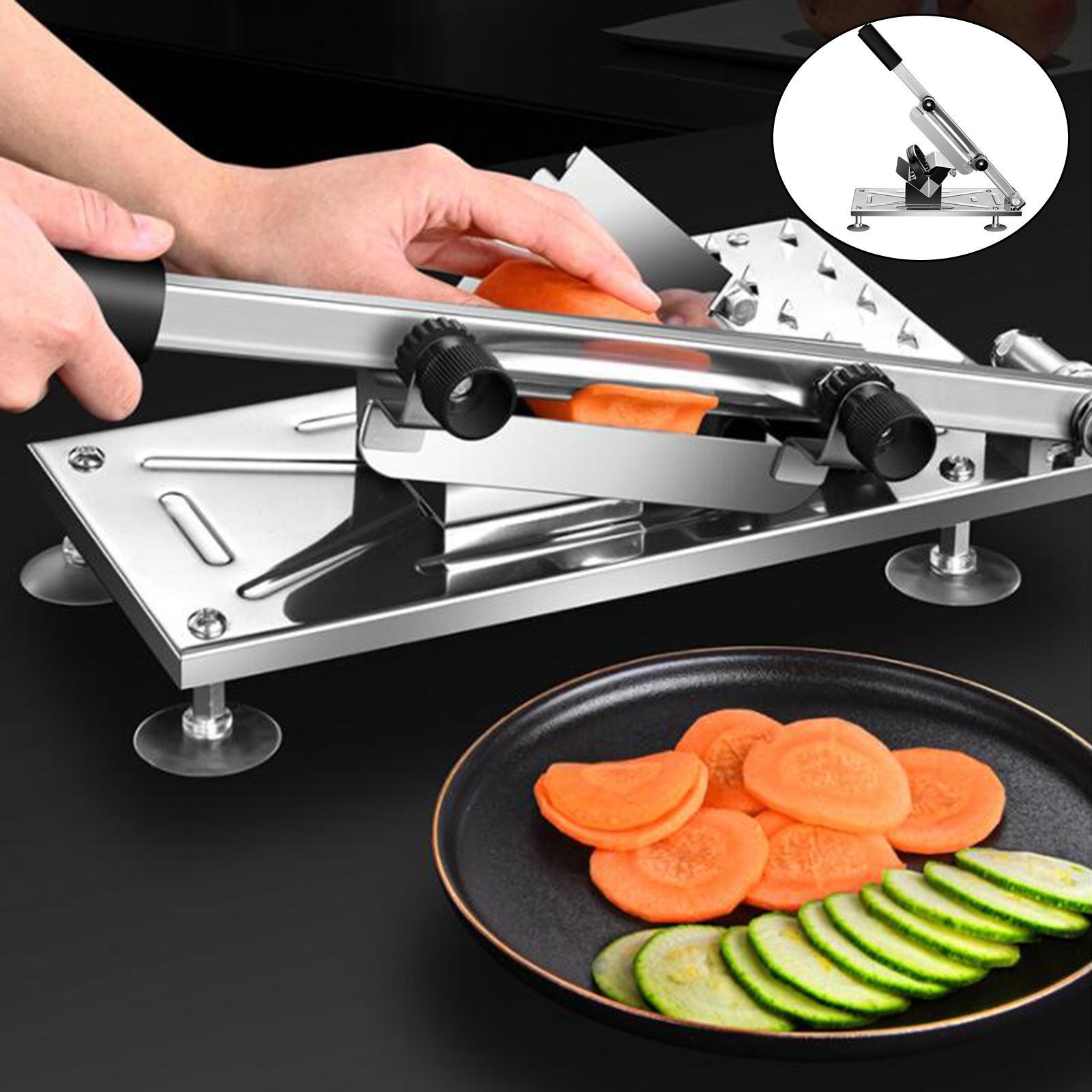 Manual Meat Slicer Vegetable Meat Cutter Slicing Machine for Kitchen