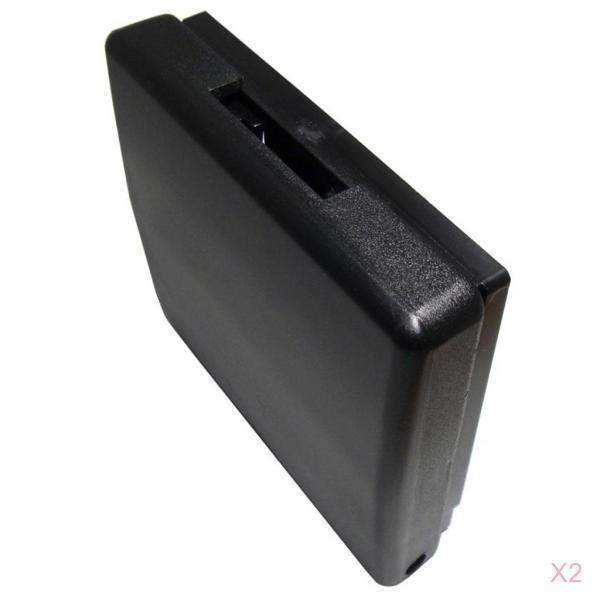 2x Adjustable Folding Black Nylon Drink Cup Holder for Boat Car Marine Rv