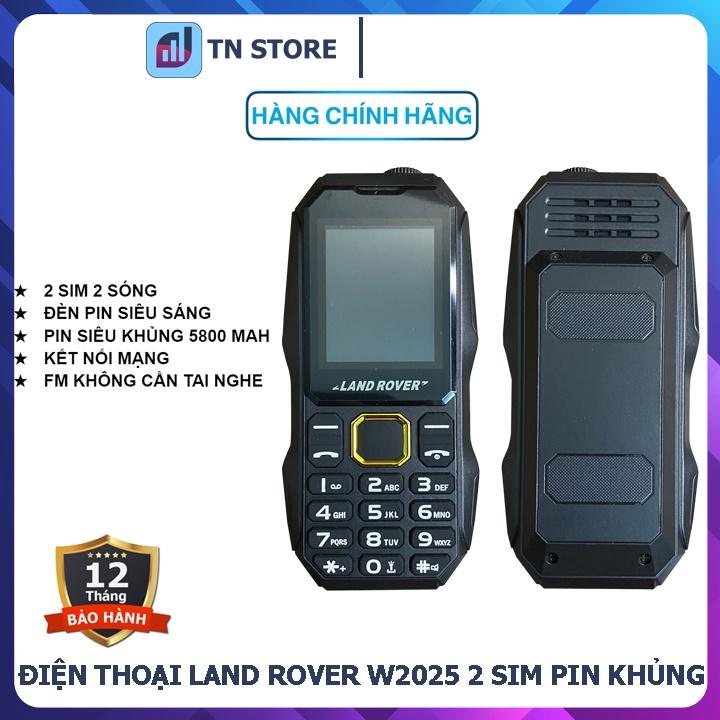 Điện Thoại Land Rover W2025 - 2 Sim - Pin Khủng 5800 mAh - Lướt Mạng, Fm - BH 06 Tháng