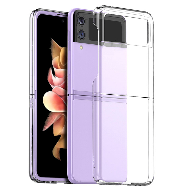 Ốp lưng dành cho Samsung Galaxy Z Flip 3 chính hãng Likgus trong suốt, chống sốc, chống ố - hàng nhập khẩu