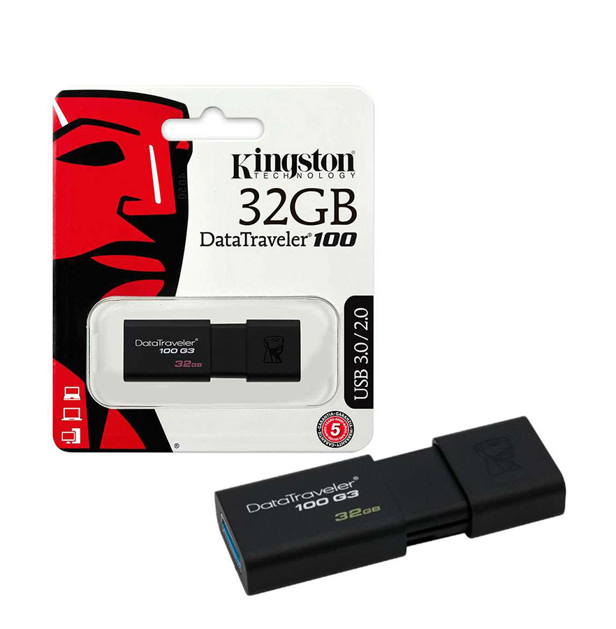 USB Kingston 32GB Data Traveler - USB 2.0/3.0 - Hàng Chính Hãng