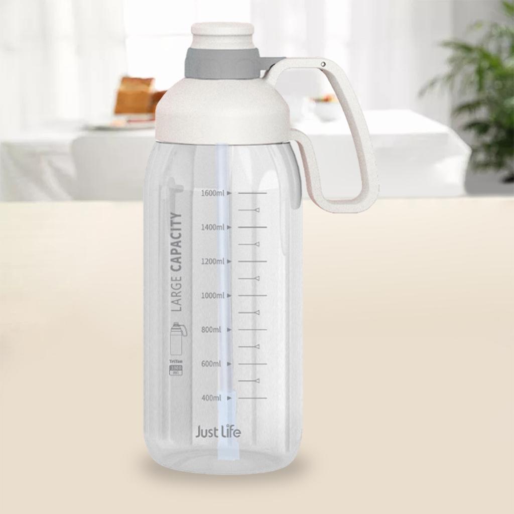 1800ml Water Jug Wide Mouth Gym Fitness Water Bottle Drink Kettle