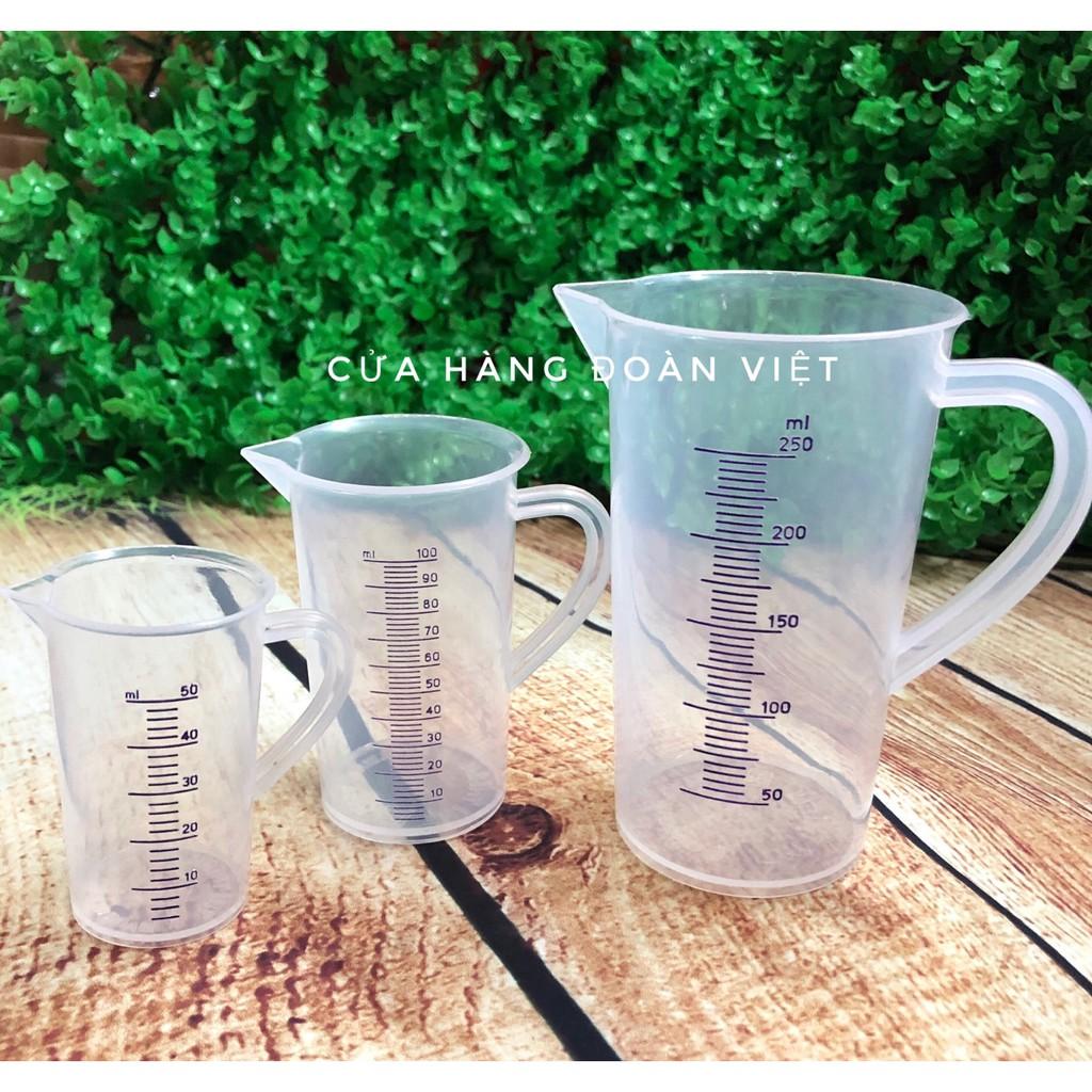 Ca Đong - Bộ 3 Ca Đong Pha Chế 50 ml, 100ml, 250ml