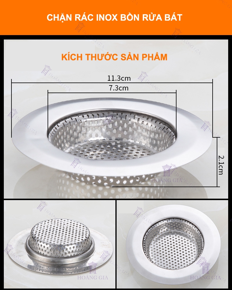 Lọc Rác Inox Chậu Rửa Bát COMF 14cm / 11cm / 9cm / 7cm /5cm Chặn Rác Inox Bồn Rửa Chén Chất Lượng Cao – Hàng Nhập Khẩu