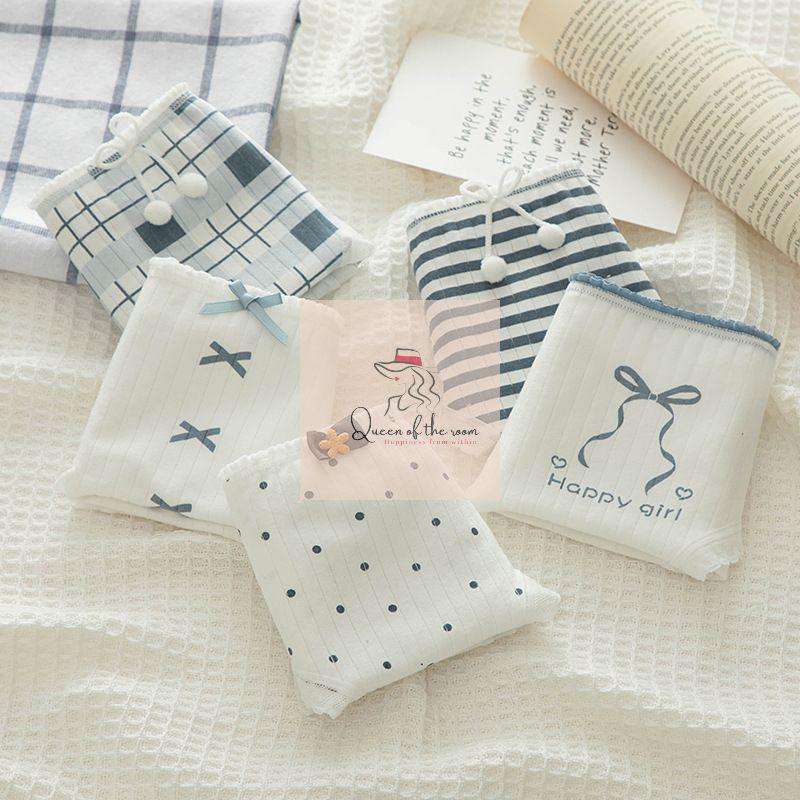Combo 5 chiếc quần lót cotton dễ thương size M