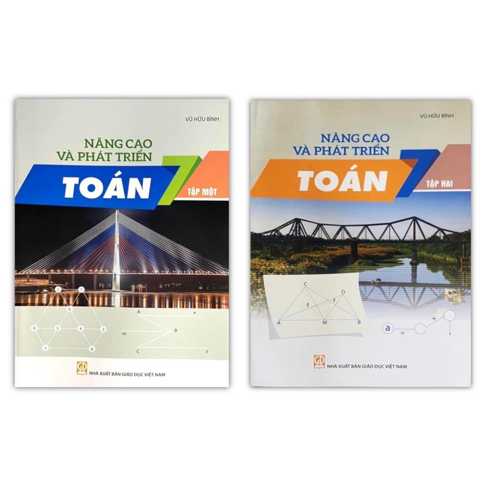 Sách - Combo 3 cuốn Nâng cao và phát triển Toán 7 Tập 1 + Tập 2 và Bài tập nâng cao và một số chuyên đề Toán 7