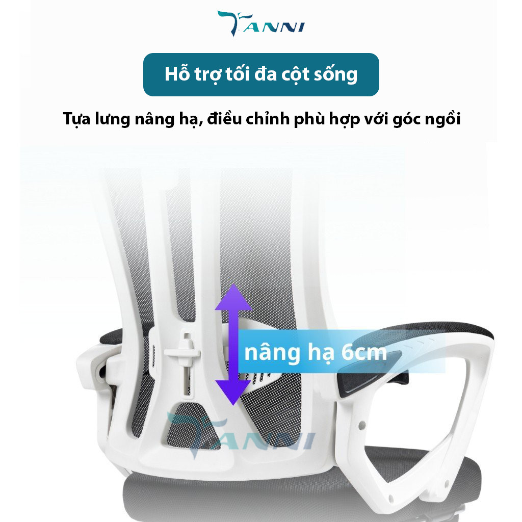 Ghế Xoay Văn Phòng Công Thái Học Ergonomic Có Gác Chân Và Ngả Lưng Sâu Premium G1 , Ghế Xoay Gaming Cao Cấp Nhập Khẩu