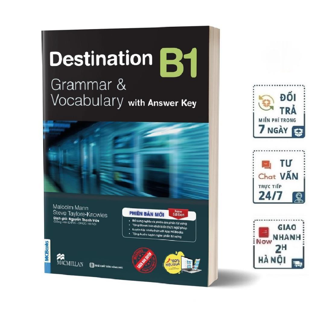Bộ Sách - Trọn Bộ 3 Cuốn Giáo Trình Destination Grammar & Vocabulary B1, B2 và C1&C2