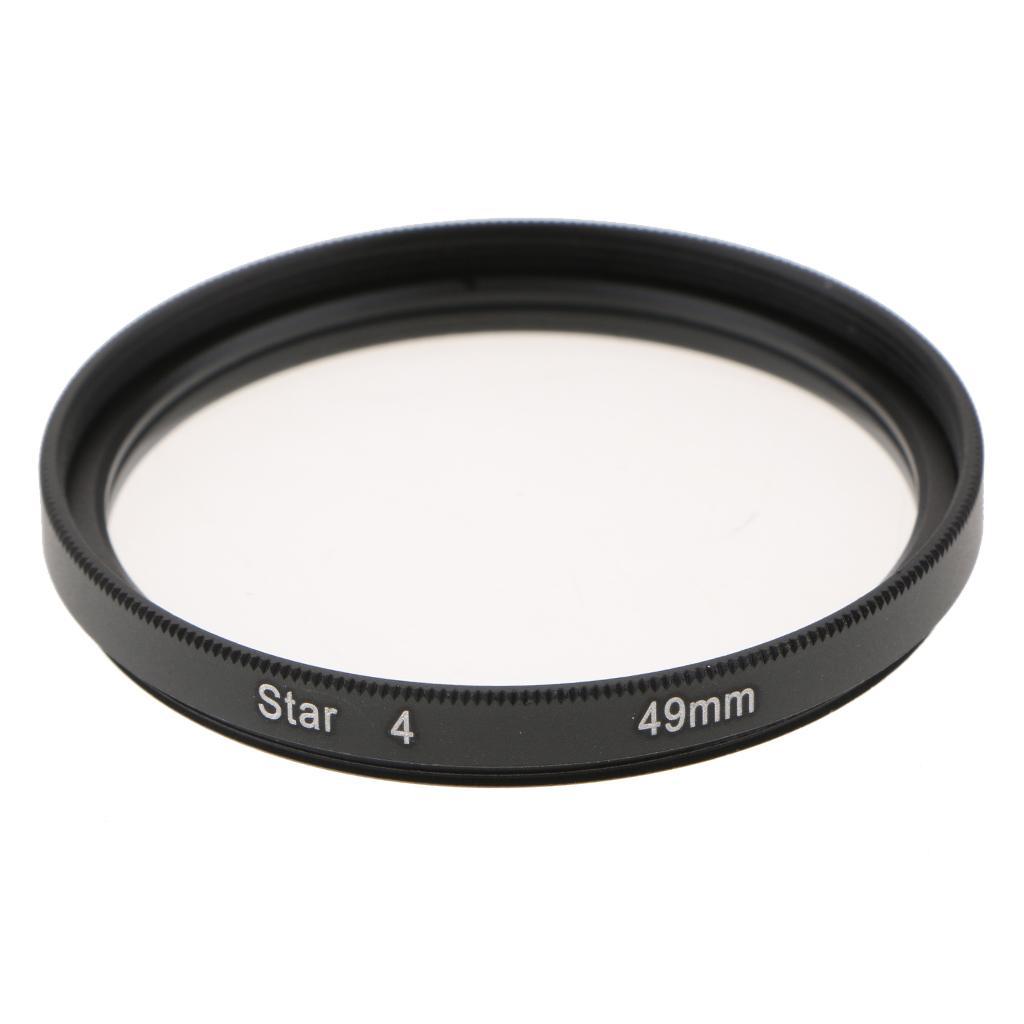 4-Point 49mm Star Light Cross Filter for Sony NEX Series 18-55