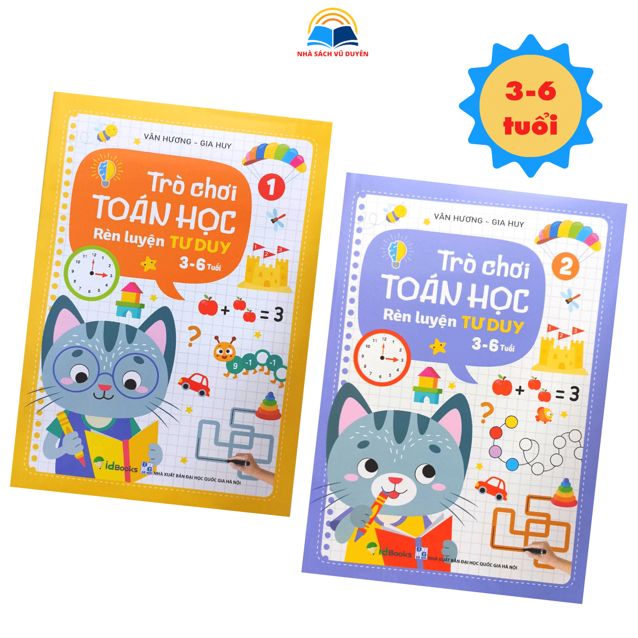Sách - Trò Chơi Toán Học Rèn Luyện Tư Duy 3 - 6 Tuổi