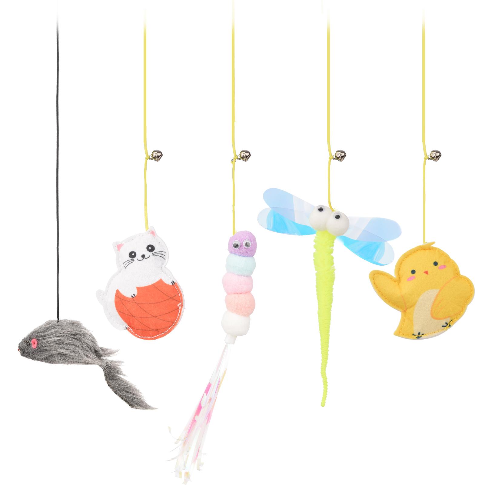 Bộ 5 Đồ Chơi Treo Cửa Tự Động Tương Tác Cho Mèo Cưng