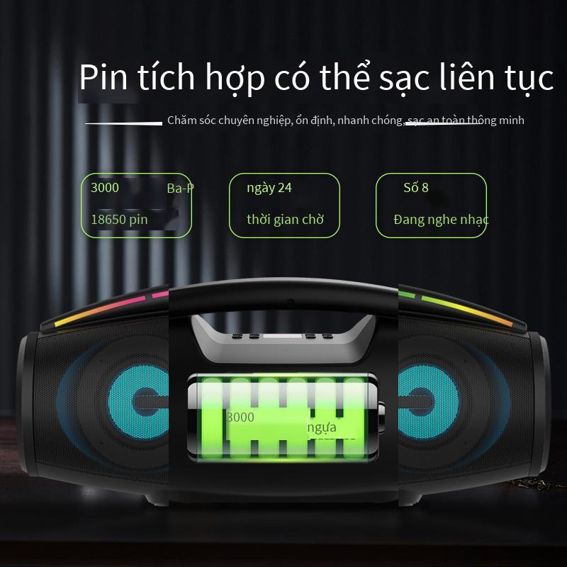 Nguồn Khuyến Mãi BKKB100 Loa Bluetooth Di Động Loa Di Động Ngoài Trời Vũ Vuông K Bài Hát Loa Đài Phát Thanh