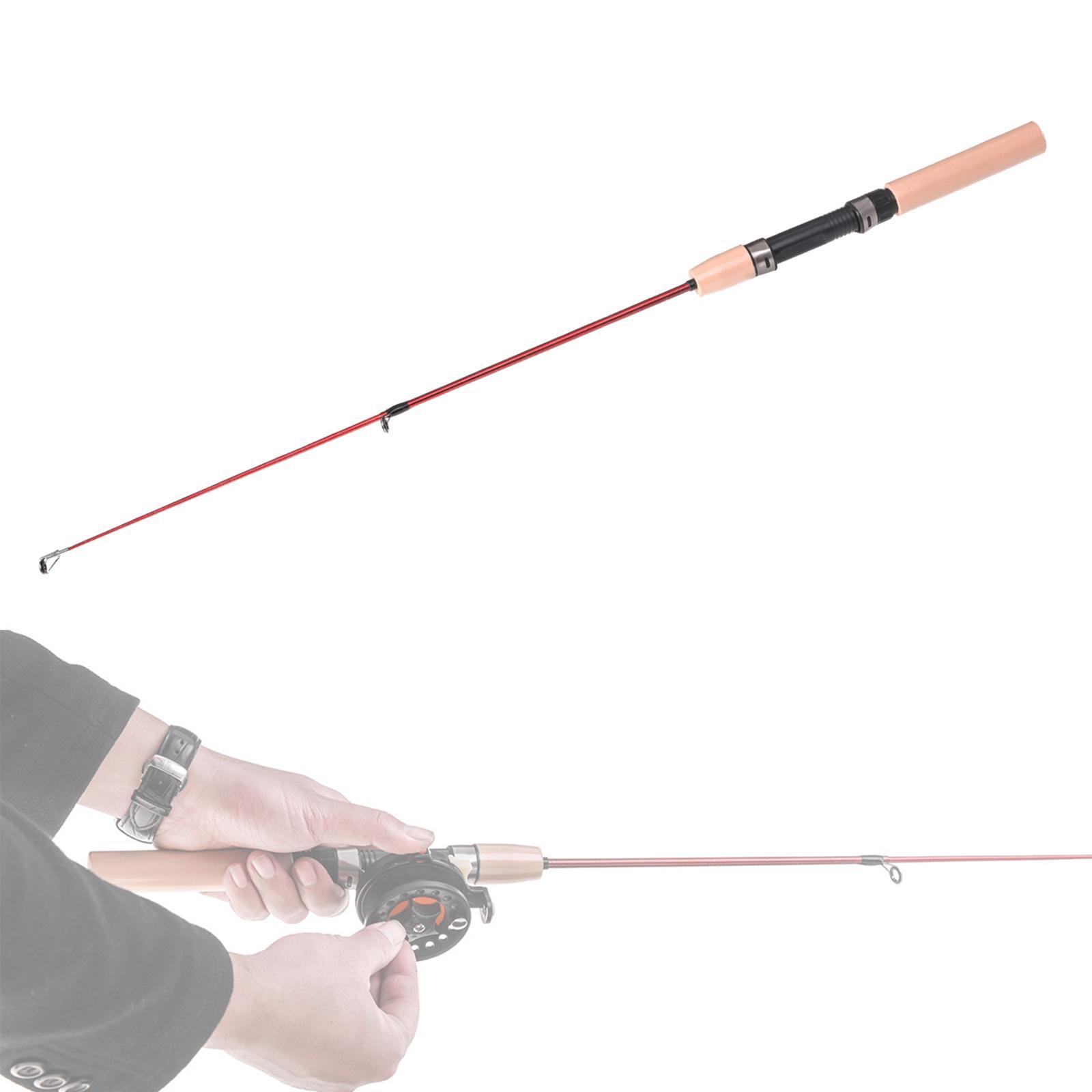 Ice Fishing Rod Mini Telescopic Pole Winter Travel Fishing