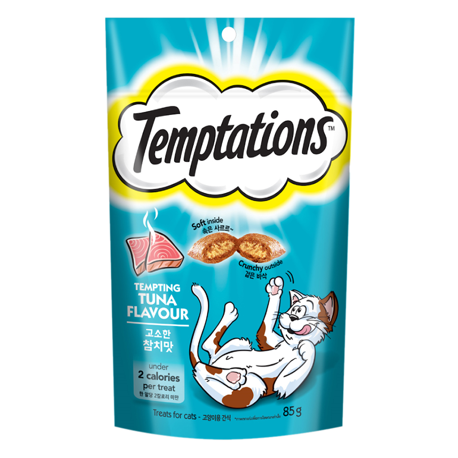 Bánh Thưởng Cho Mèo Temptations Vị Cá Ngừ 75g/túi